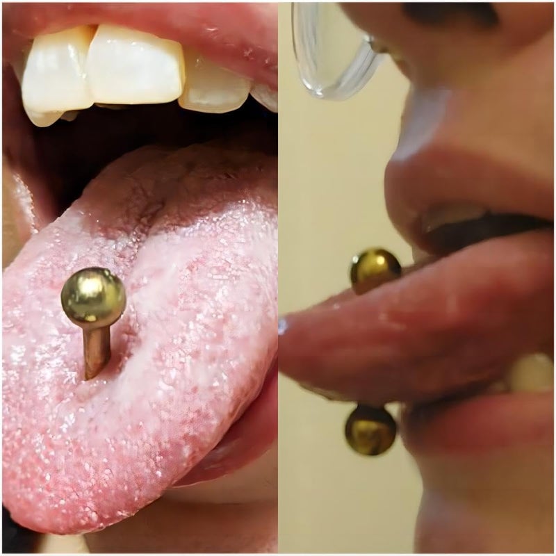 NewkeepsR 20G/18G/16G/14G/12G/10G Medical Implant Steel Nipple Tongue Piercing Barbell,Industrial Tongue Cheek Dimple Bars - Image 3